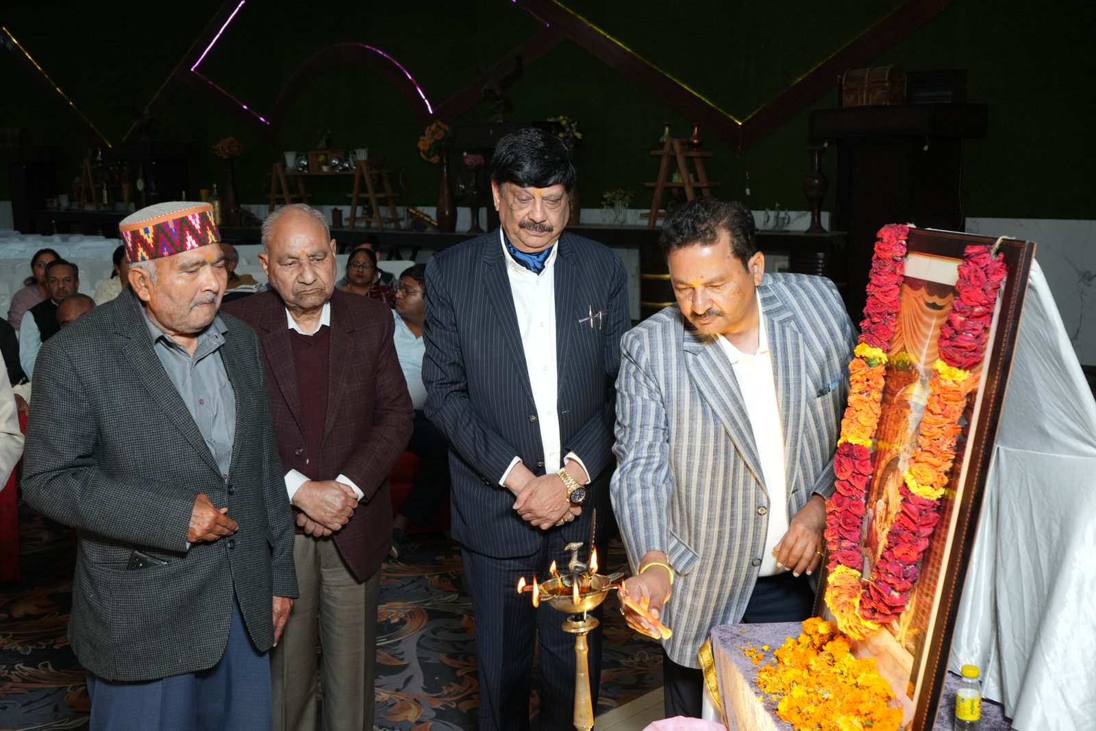Cultural preservation lamp lighting ceremony